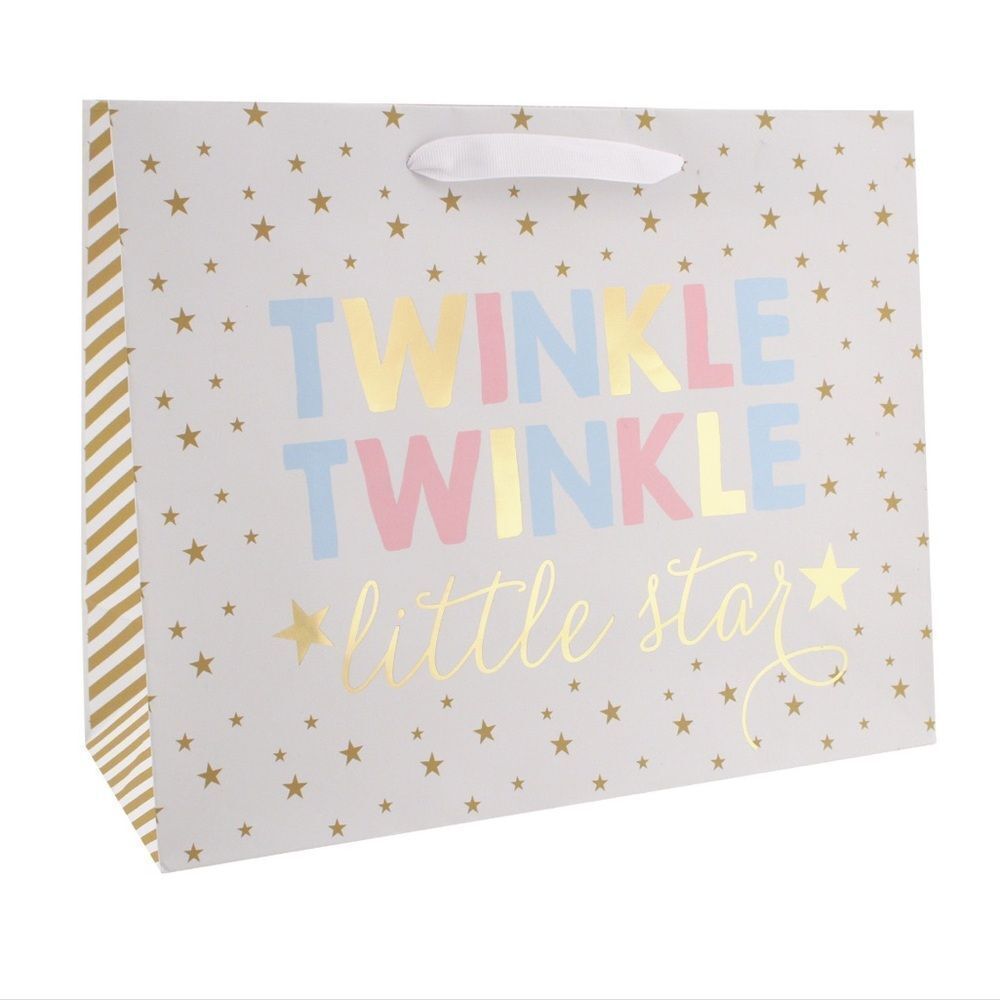 Spritz 4PK Twinkle Baby Shower Gift Bags